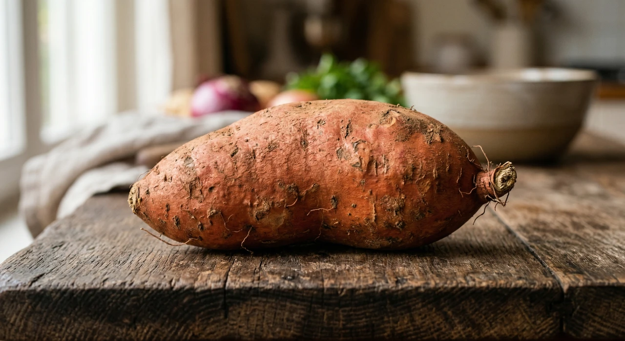 Hoe stek je een zoete aardappel?