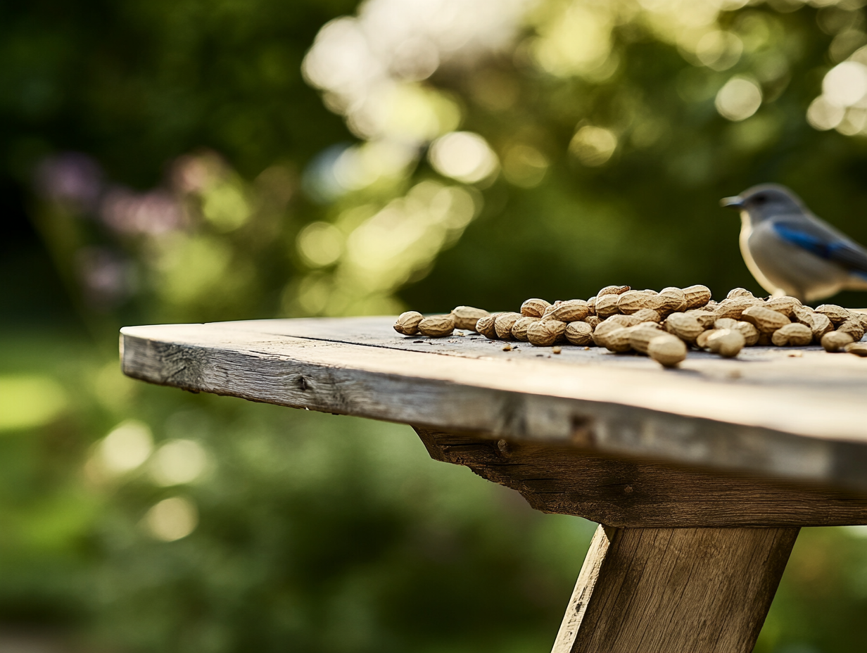 Mogen vogels pinda’s eten?