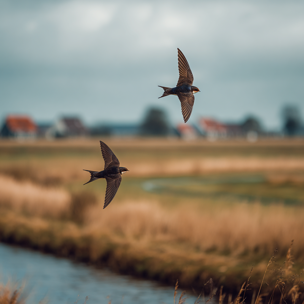 Hoe help je zwaluwen in je tuin?