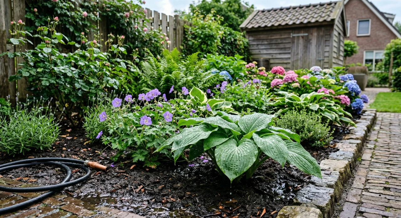 Hoe vaak en wanneer moet je tuinplanten water geven?