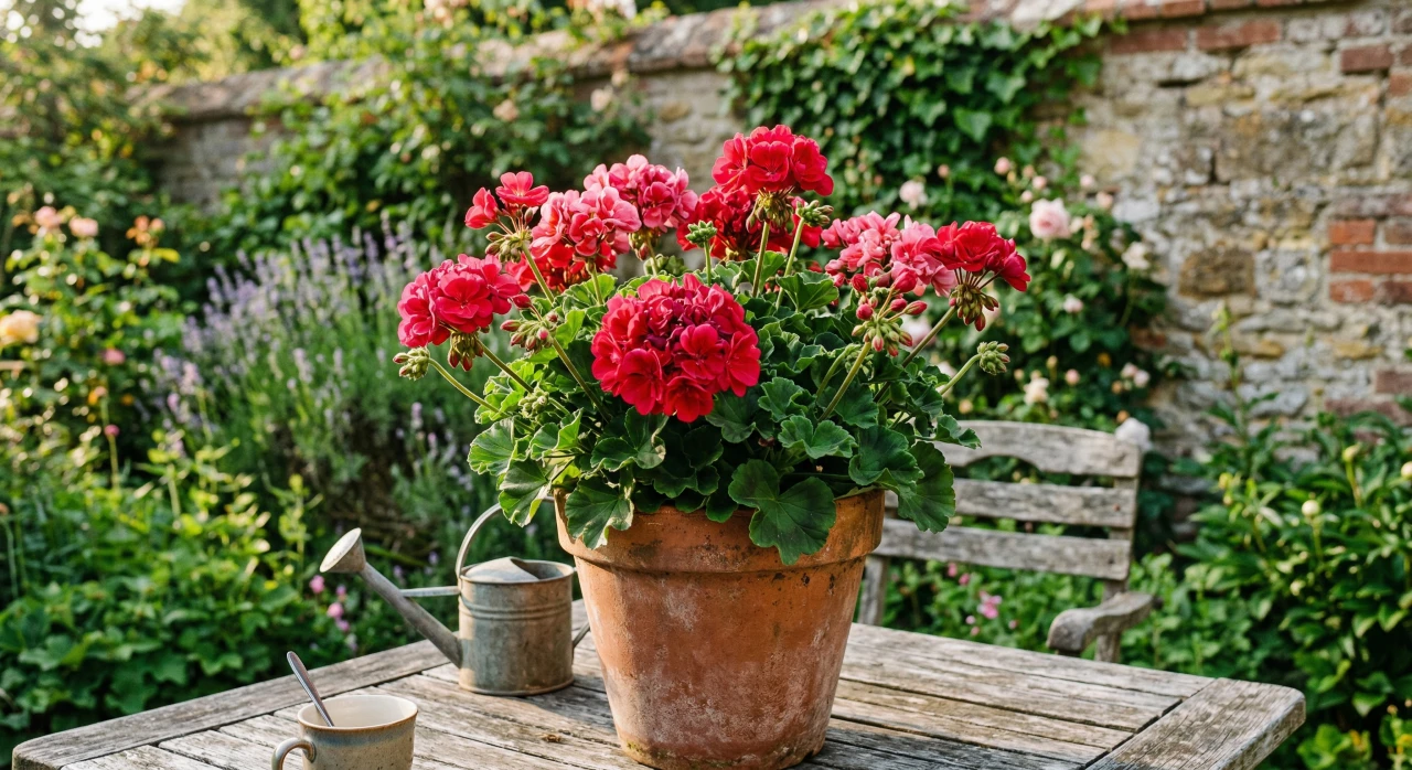 Hoe stek je een geranium?