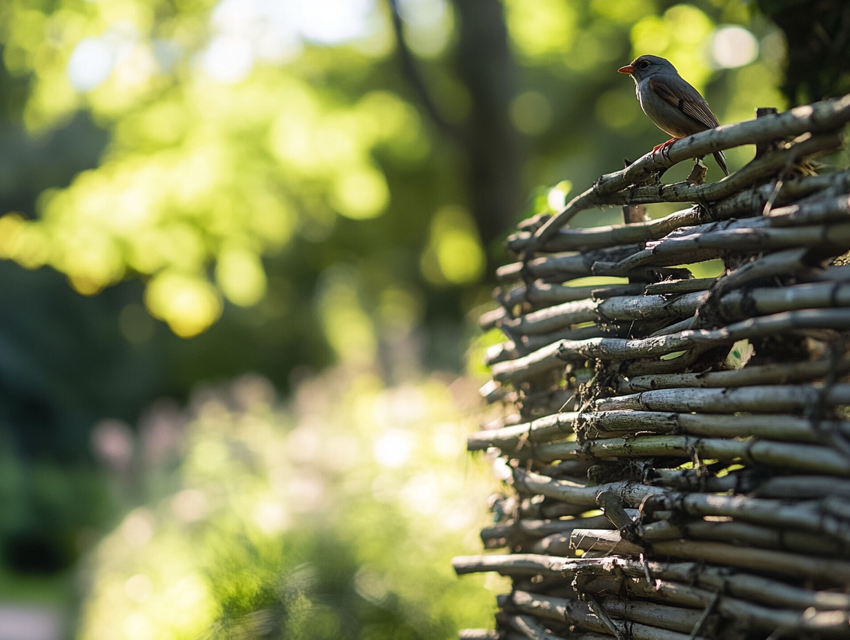 Hoe maak je een takkenril?