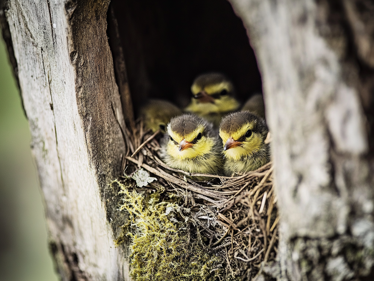 Wat eten jonge vogels?