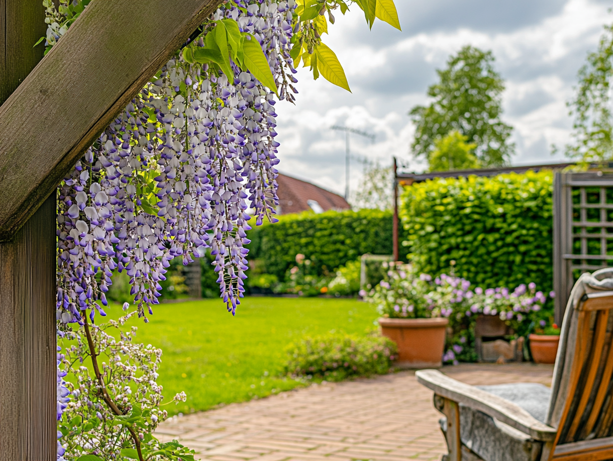 Hoe stek je een blauwe regen?