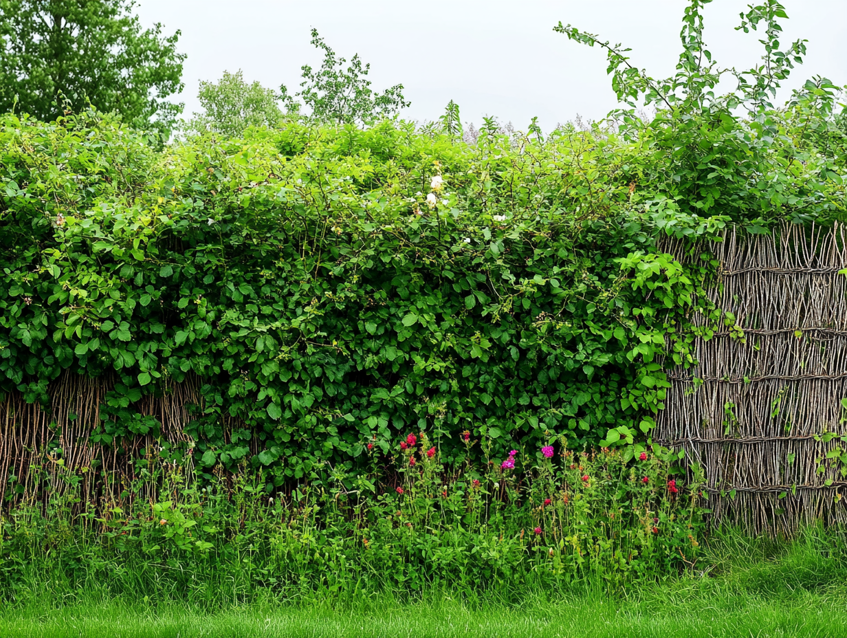 Hoe maak je een natuurlijke erfafscheiding?