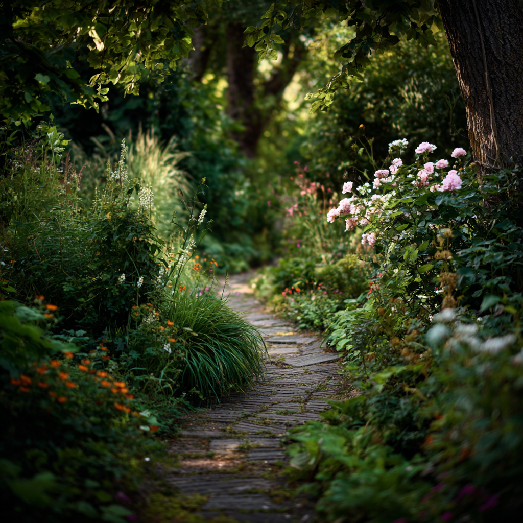 Een natuurlijk tuinpad aanleggen: je eigen groene slingerlaan