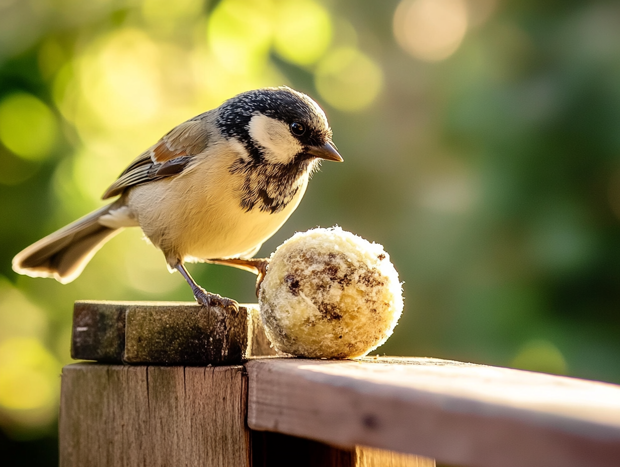 Hoe maak je vetbollen voor tuinvogels?